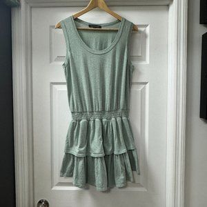 Supply & Demand Sage Noah Shirred-Waist Tiered Dress, Size Medium
